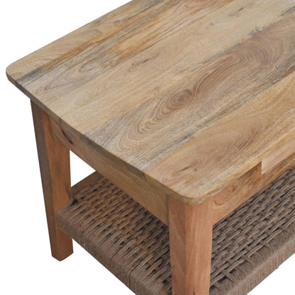 Rope 2 Drawers Coffee Table