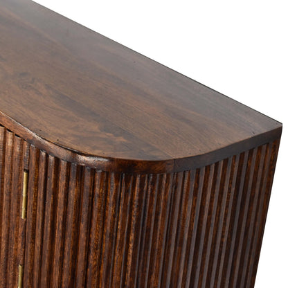 Chunky Chestnut Wall Mounted Console