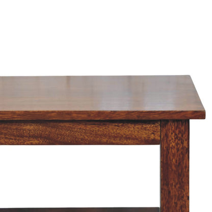Belmont X-Frame Chestnut Coffee Table