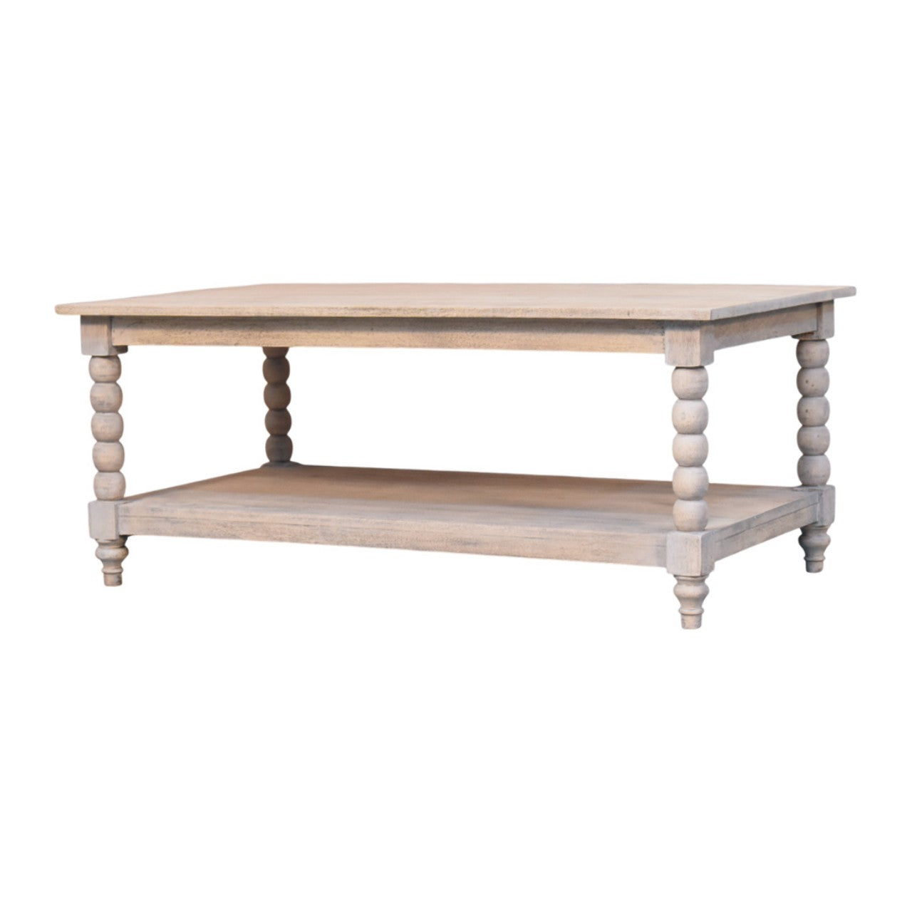 Ellsworth Spindle Coffee Table in Acid Wash