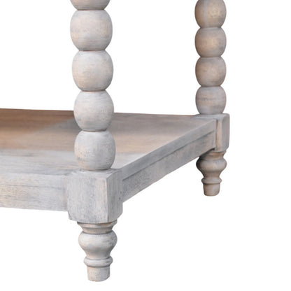 Ellsworth Spindle Coffee Table in Acid Wash