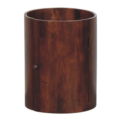 Winewood Round Side Cabinet