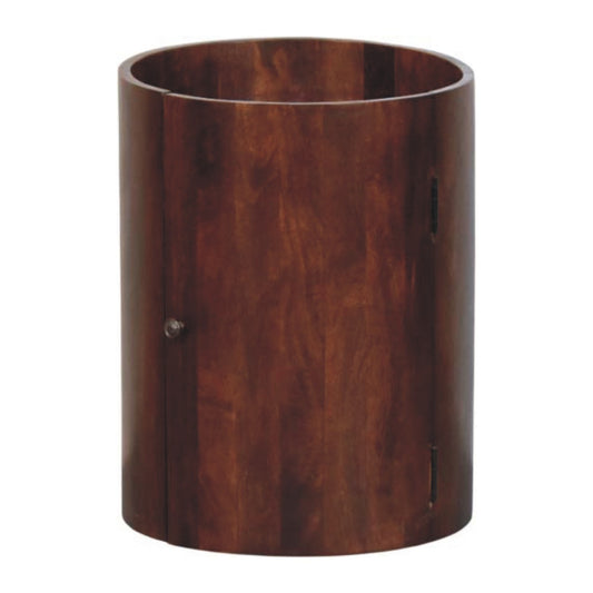 Winewood Round Side Cabinet